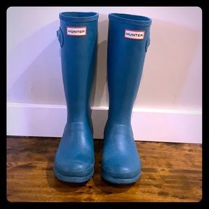 Hunter Boots teal